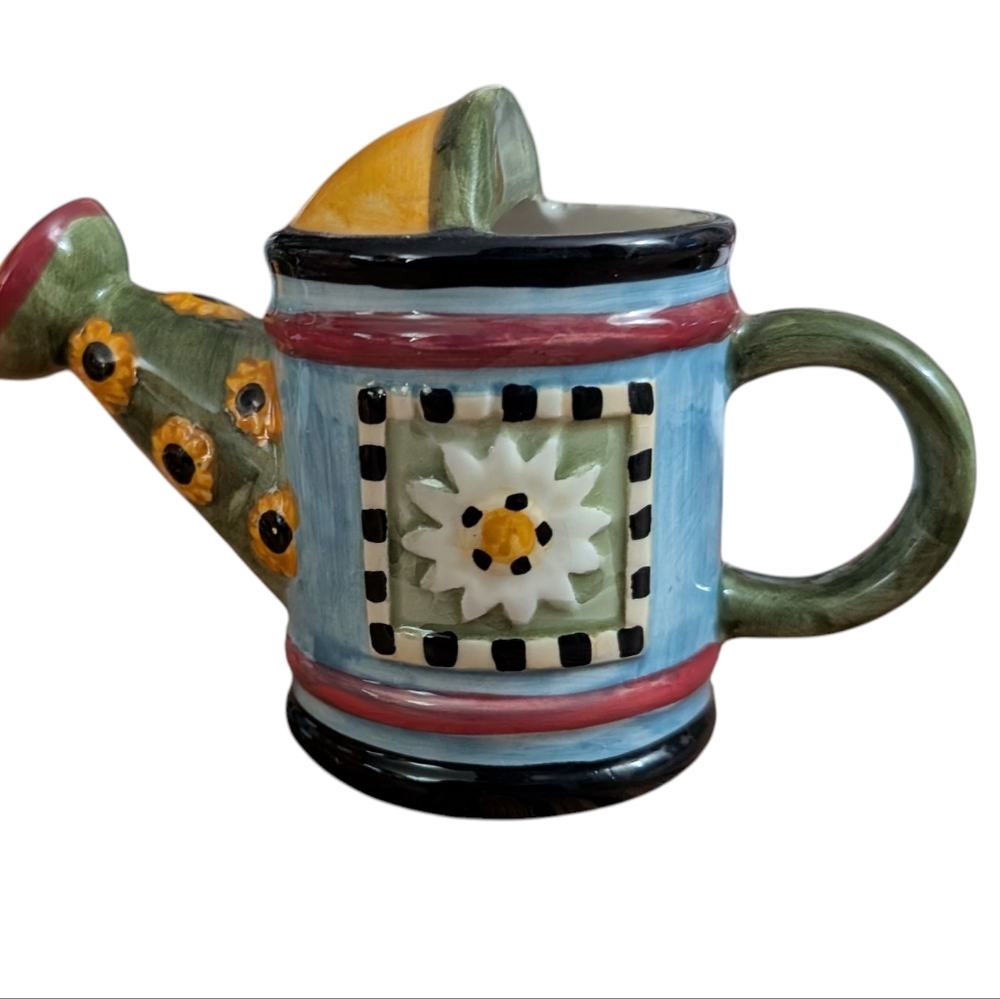 Debbie Mumm Sakura VINTAGE Ceramic Watering Cans - Picture 6 of 9